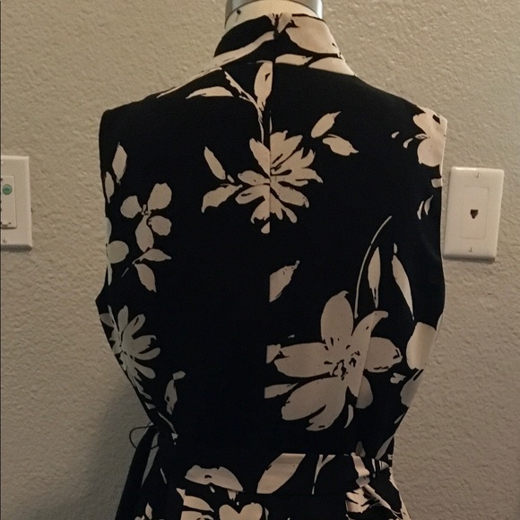 Jones Wear Floral Black and White Dress - Picture 3 of 4